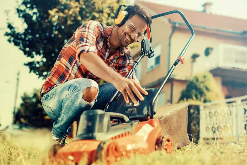 Can you mow wet grass in San Marcos, CA 